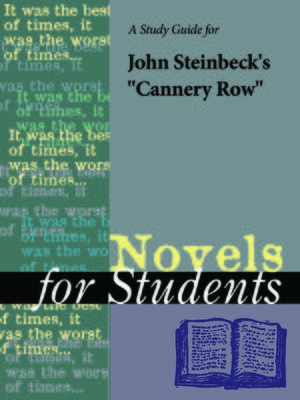 cover image of A Study Guide for John Steinbeck's "Cannery Row"